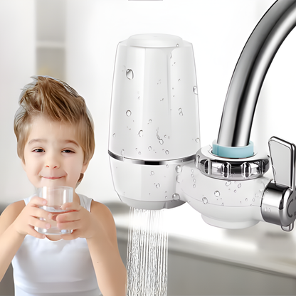 Filtro Purificador de Agua para Caño — 7 Capas, Carbón Activado, Instalación Sin Herramientas