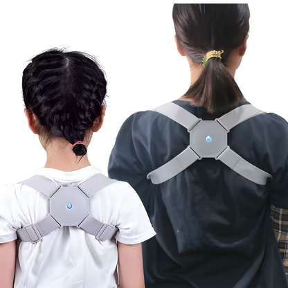 Corrector de Postura Inteligente con Vibración — Te Avisa Cuando te Encorvas, Recargable USB