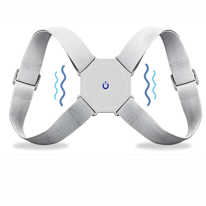 Corrector de Postura Inteligente con Vibración — Te Avisa Cuando te Encorvas, Recargable USB