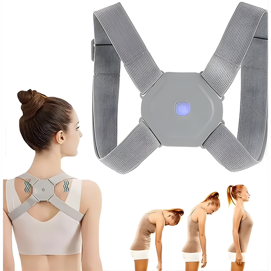 Corrector de Postura Inteligente con Vibración — Te Avisa Cuando te Encorvas, Recargable USB
