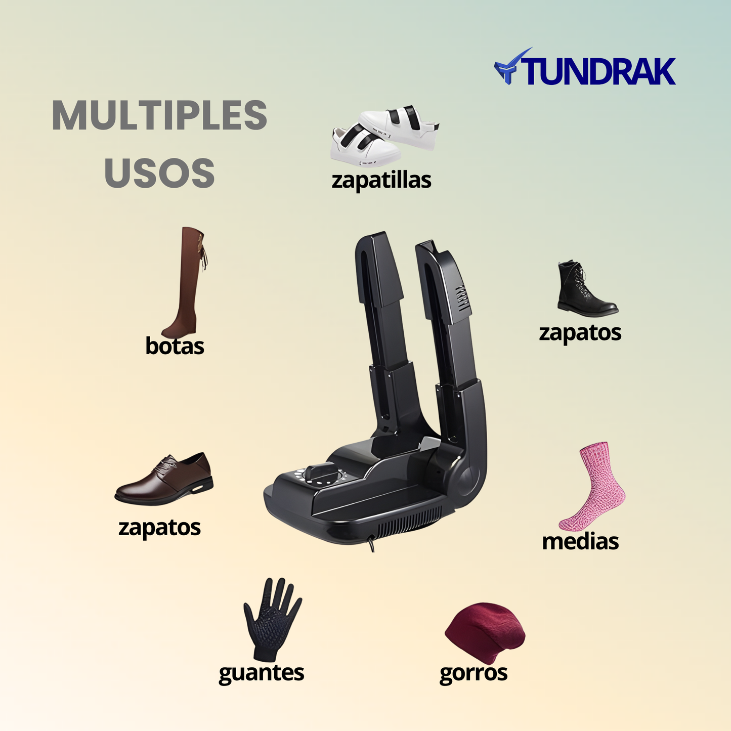 Secador de zapatos 3 en 1