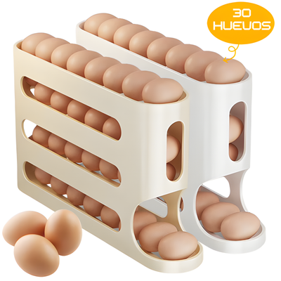 Dispensador Organizador de Huevos 4 niveles - Cocina / refrigeradora